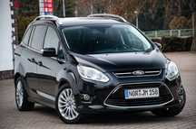 Ford Grand C-MAX 1,6TDCI,Bi-Xenon, Nawi,Asys.Parkowania,Skóry,El.fotele,Pod.prze.szyba