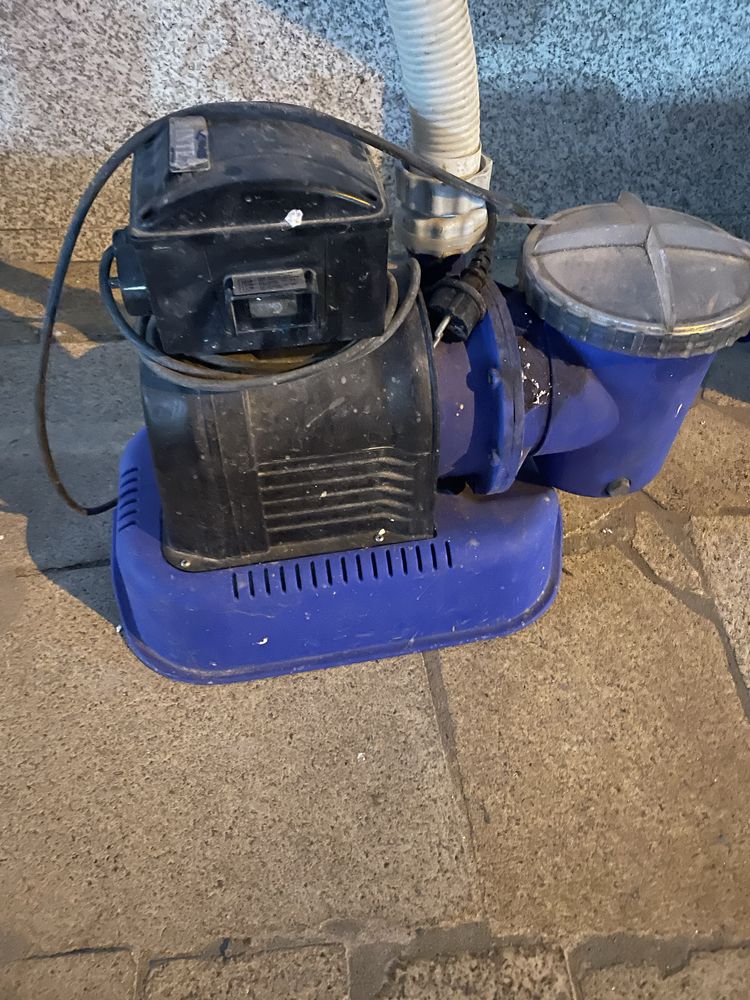 Motor de piscina com filtro