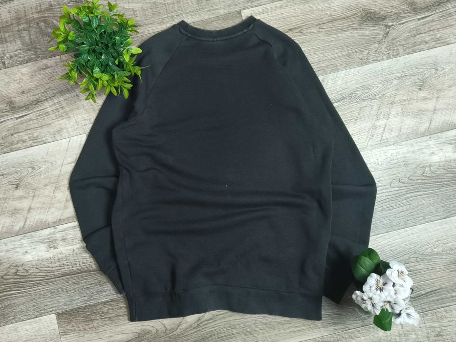 ADIDAS оверсайз світшот чоловічий чорний бавовна М