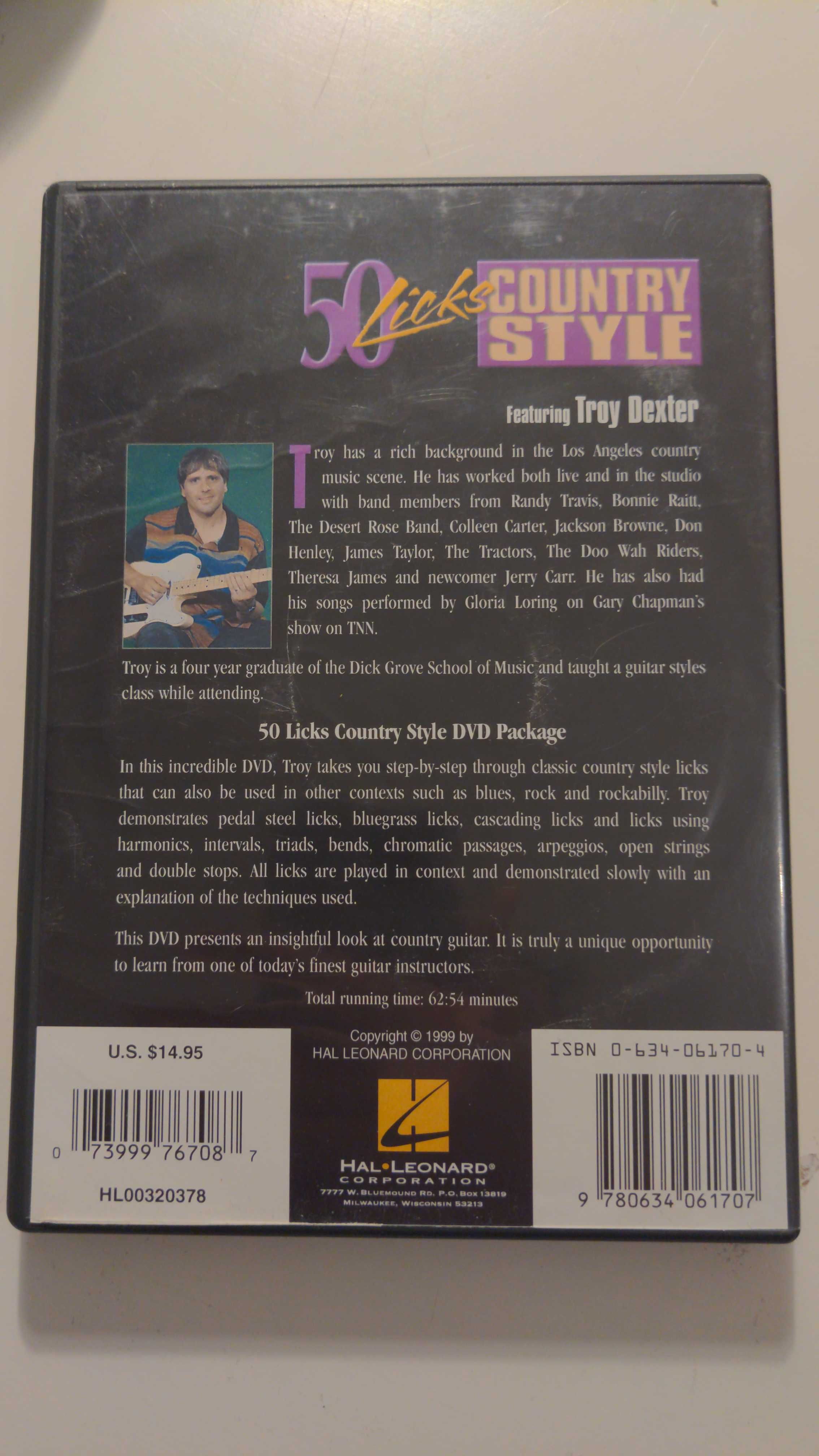 DVD szkoła na gitarę style country