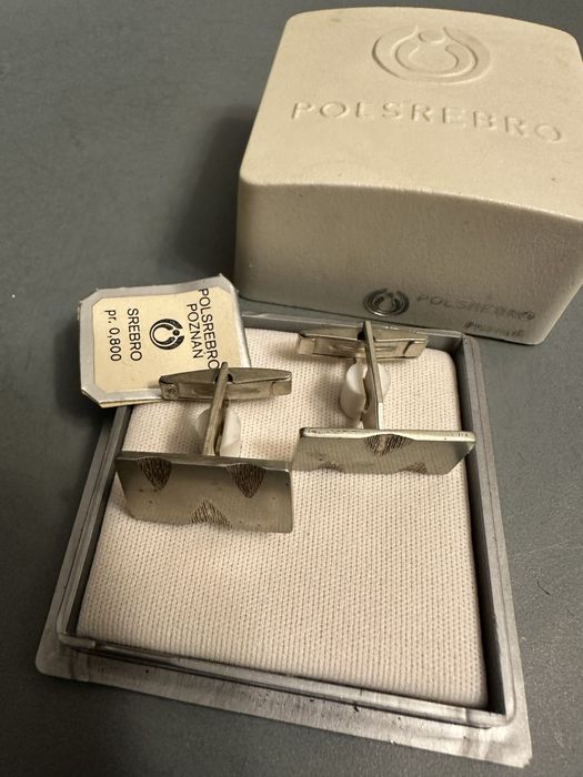 Srebrne spinki WMS - Polsrebro