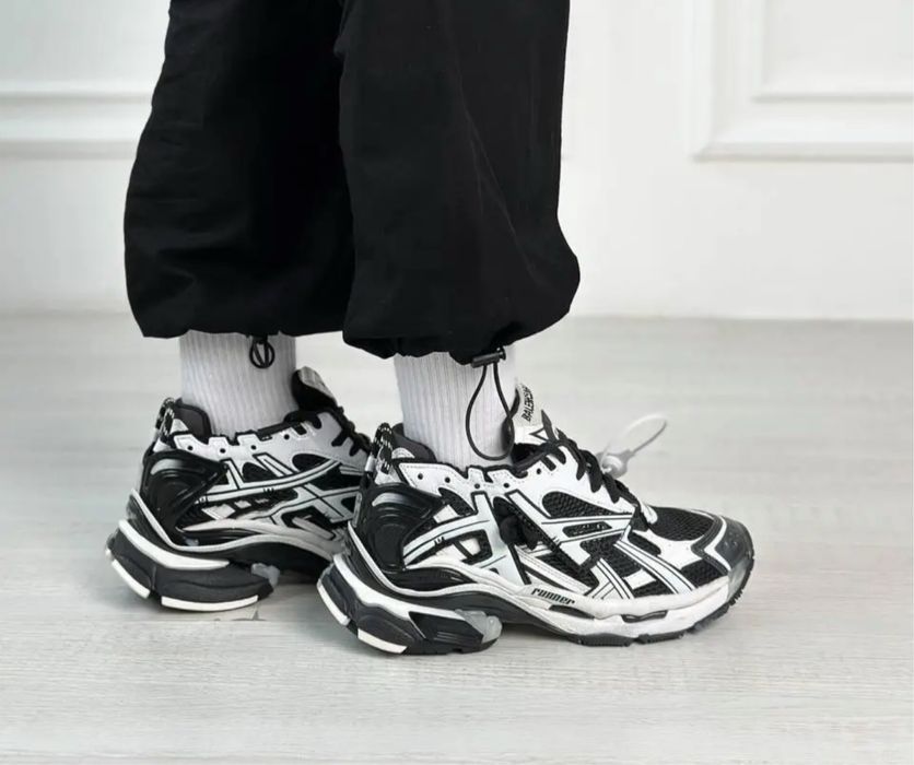 РОЗПРОДАЖ‼️Кросівки Balenciaga Runner Graffiti High(Сірі)