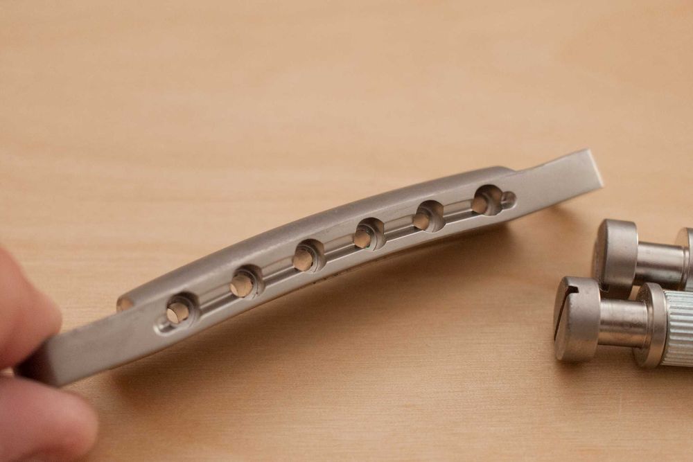 D'Angelico Satin Nickel Hardware Set (Grover 3+3 Tuners + TOM Bridge)