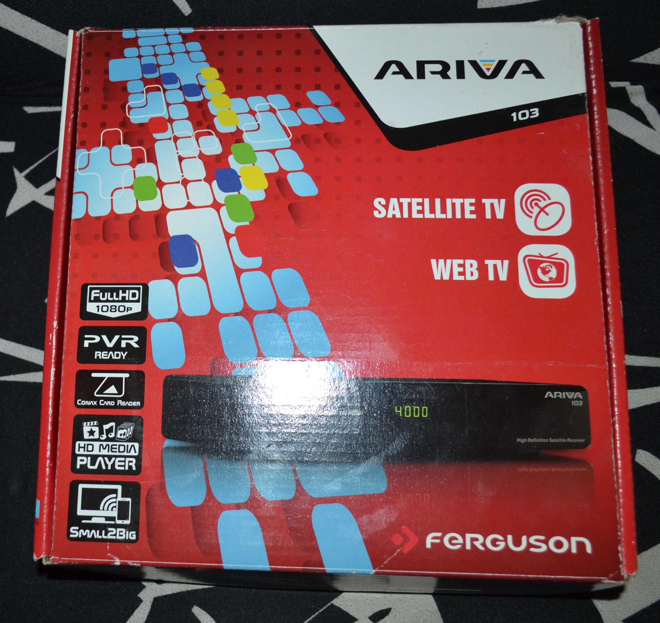 Tuner do odbioru telewizji satelitarnej Ferguson Ariva 103