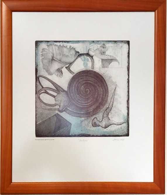 Gravuras de José Faria - Visão - Audição - Tato