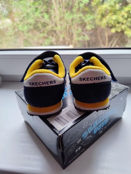 Buciki skechers granatowe