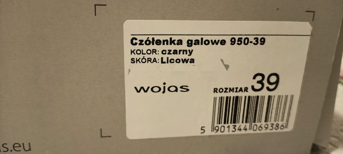 Czółenka galowe Wojas r 39