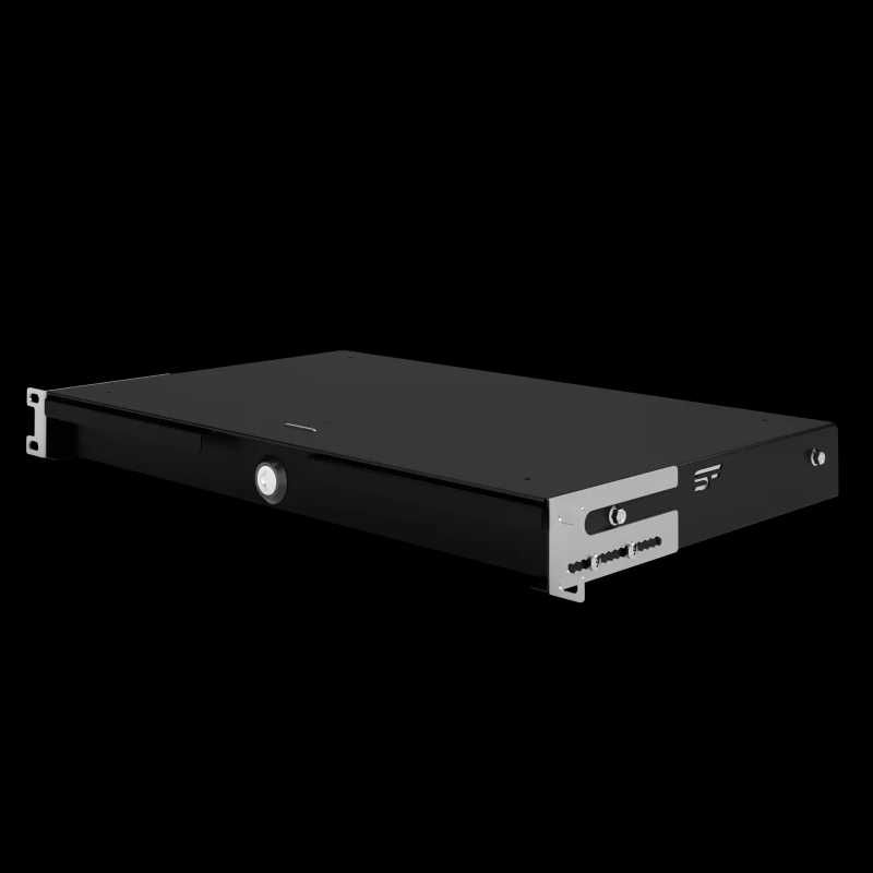 NOWA Szuflada Rack 19" 1U 270 mm do szafy czarna [STALFLEX] [FV 23%]