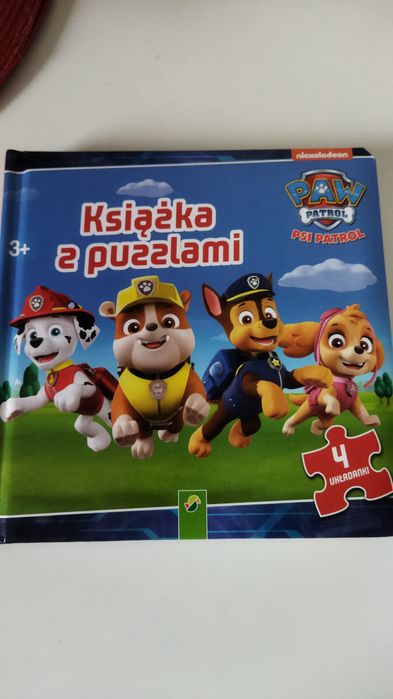 Książka z puzzlami Psi patrol