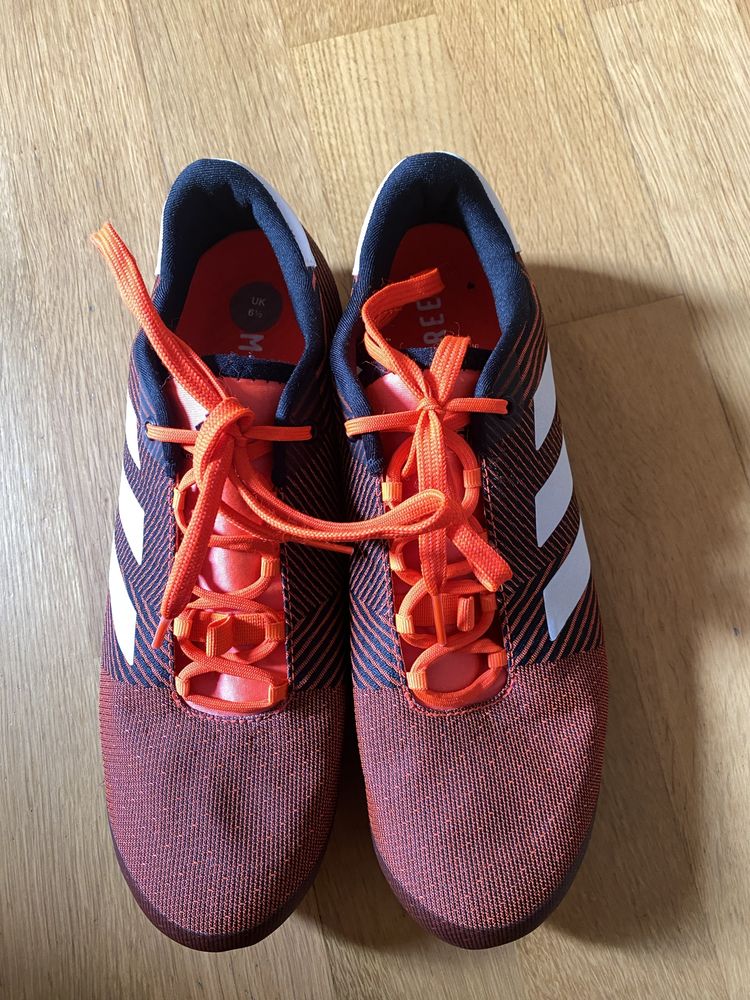 Adidas The Road Buty Rowerowe Wpinane Rozmiar 40 UK6.5 Czerwone