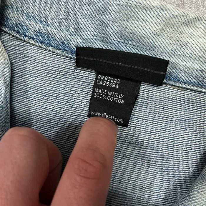 Vintage Kurtka Jeansowa Diesel Retro Y2K 90s Cropped Made In Italy