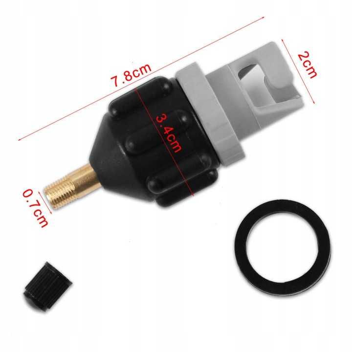 Adapter Do Zaworu Deski SUP Przejściówka Na Wentyl Pod Kompresor
