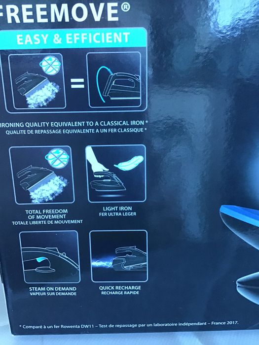Ferro Rowenta Freemove novo