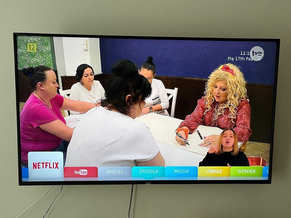 Tv LED SHARP 55" 4K UHD smart tv wi-fi sound system by Harman-Kardon