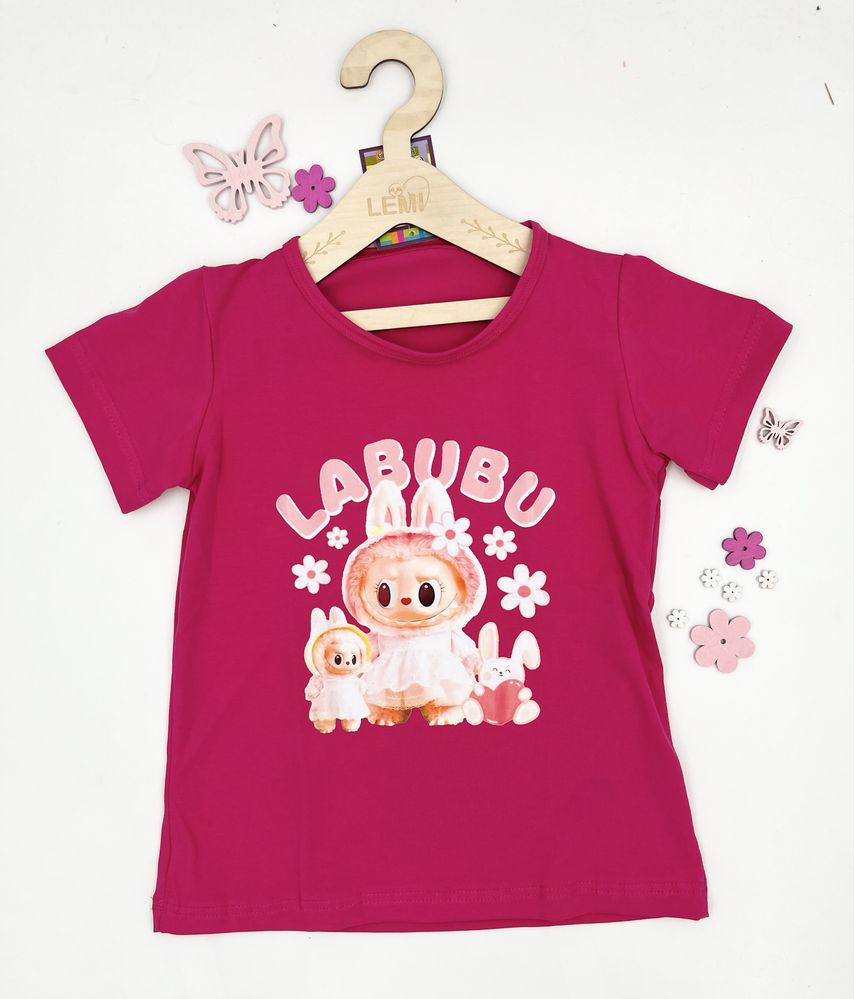 T-shirt dziewczęcy bawelna polska LaBubu