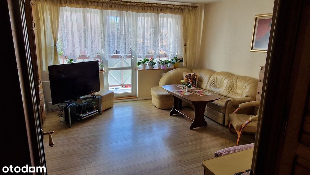 Ładne 2 pokoje, 1 -  piętro, 49,75 m2, Balkon, Piwnica, Meble