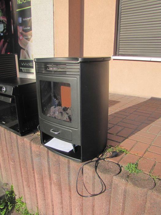 Kominek elektryczny 1900W Klarstein Bormio termostat LED pilot NOWY