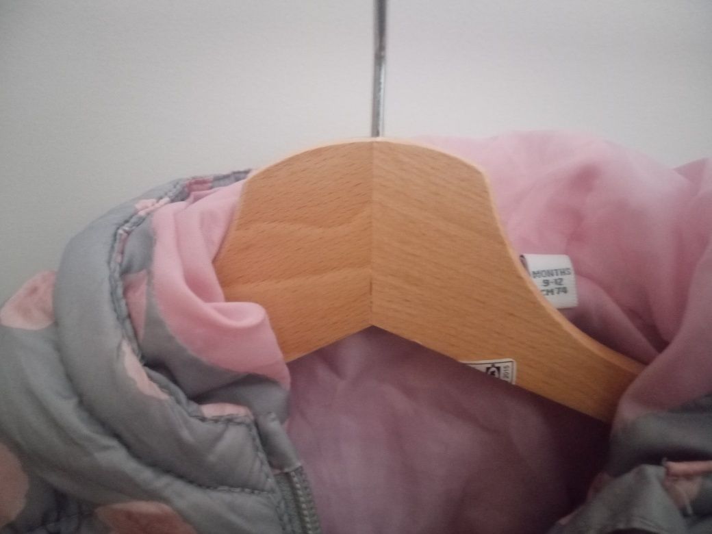 Kurtka niemowlęca dla dziewczynki rozmiar 74 cm