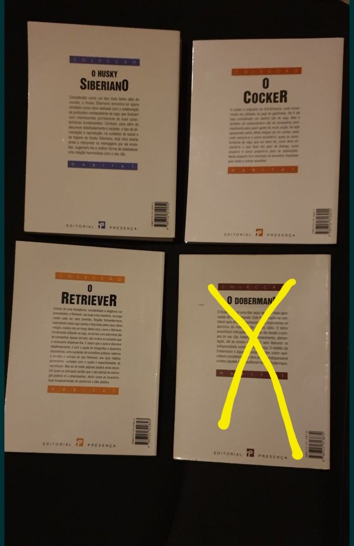 Livro de caes - O Cocker / O Retriever / O Husky Siberiano