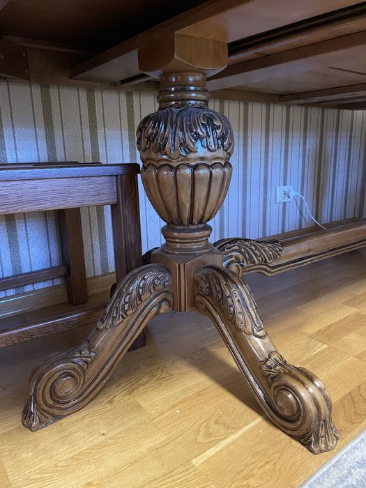 Стіл деревʼяний 215*105 дуб ardudana