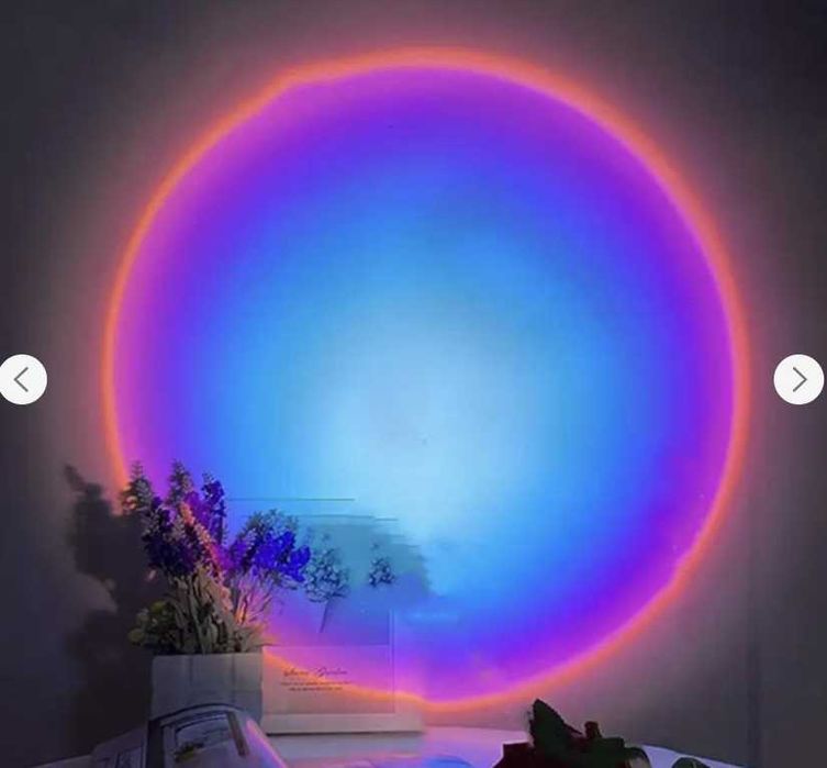 Проекційний світильник - Міні USB захід сонця лампа 16 кольорів