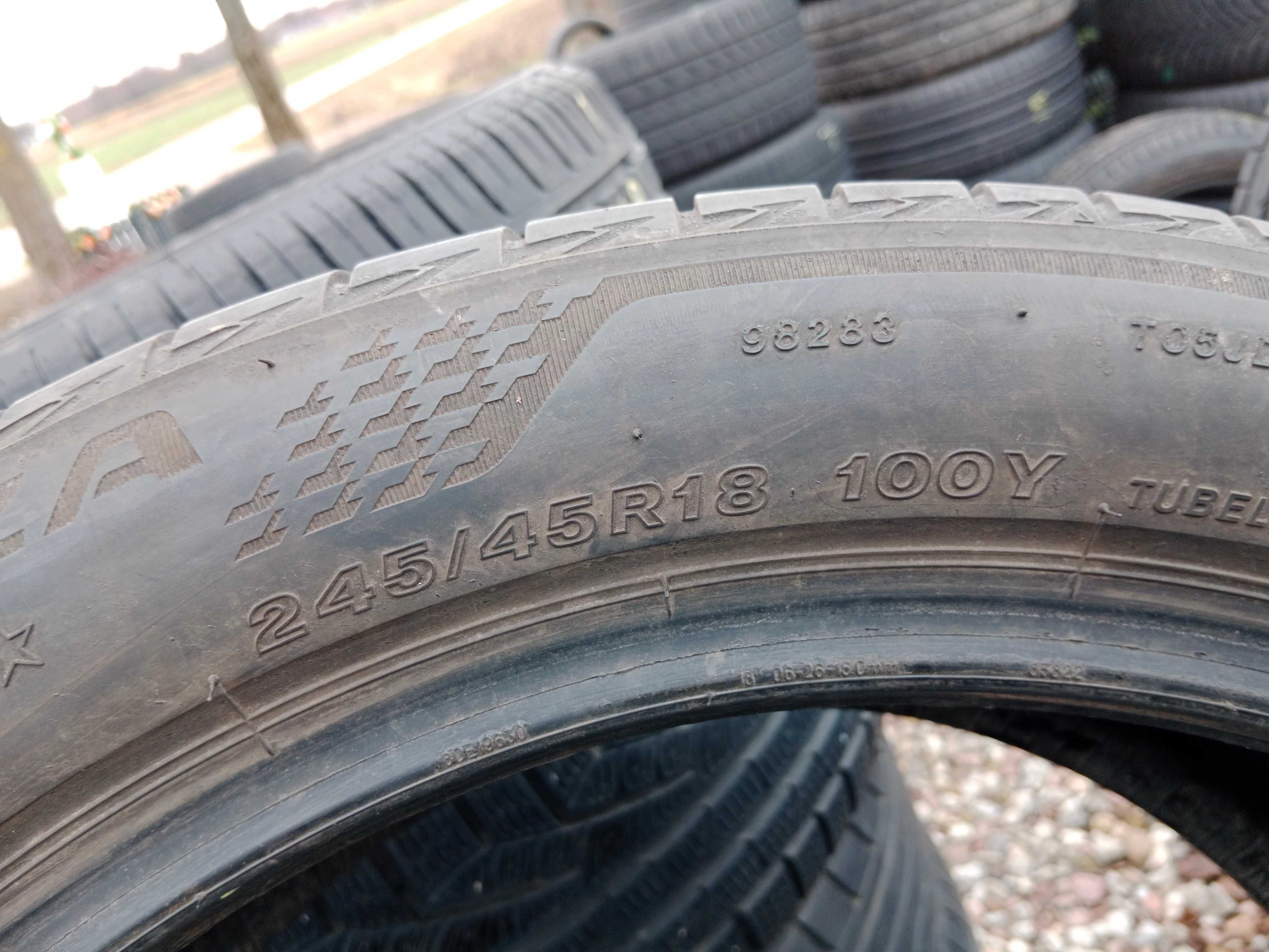 Opona używana 245/45R18 Bridgestone Turanza T005 1szt.