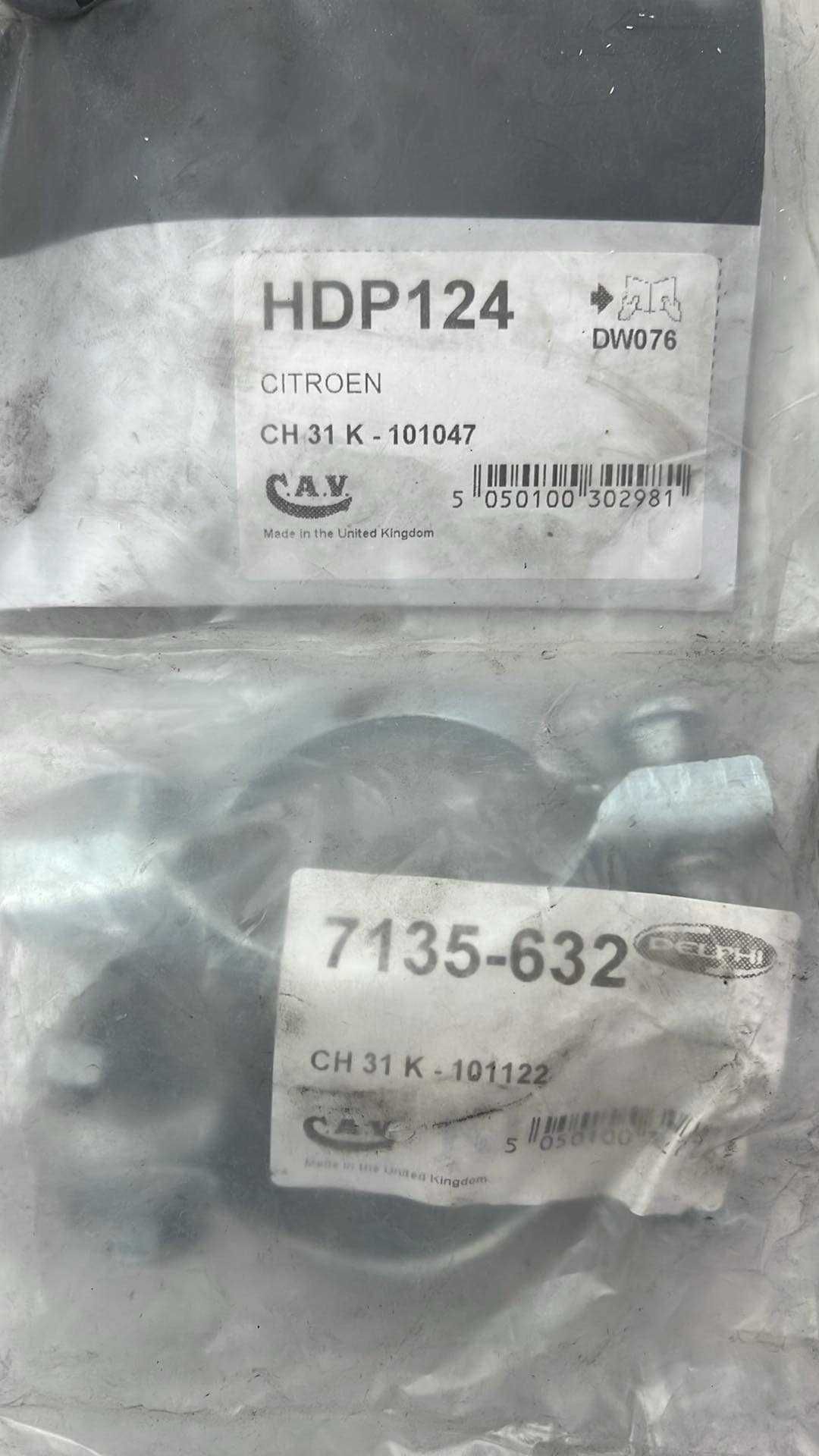 DELPHI HDP124 Filtr cząstek stałych peugeot/citroen