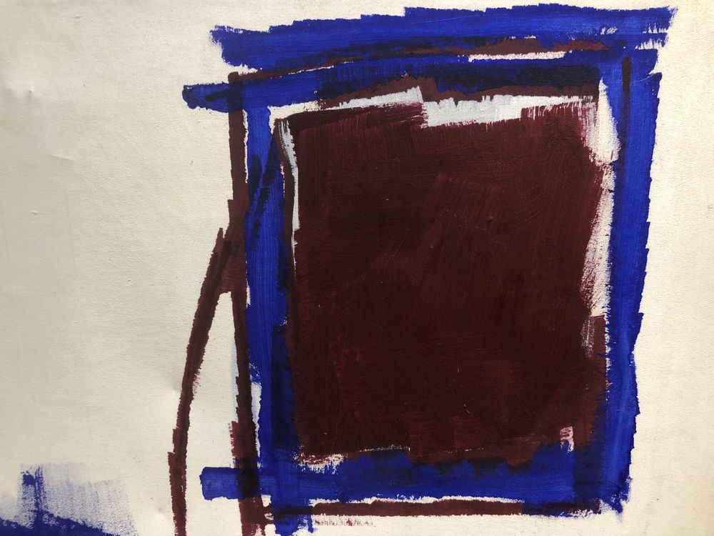 Oleo sobre tela, motivo abstrato - Maria João Art