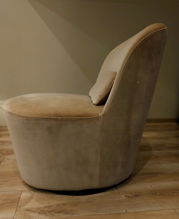 Fotel Stockholm Ikea obrotowy beżowy