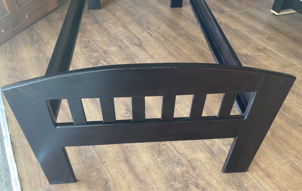 Nowe Łóżko drewniane 90 wenge 90x200 pojedyncze outlet II gatunek