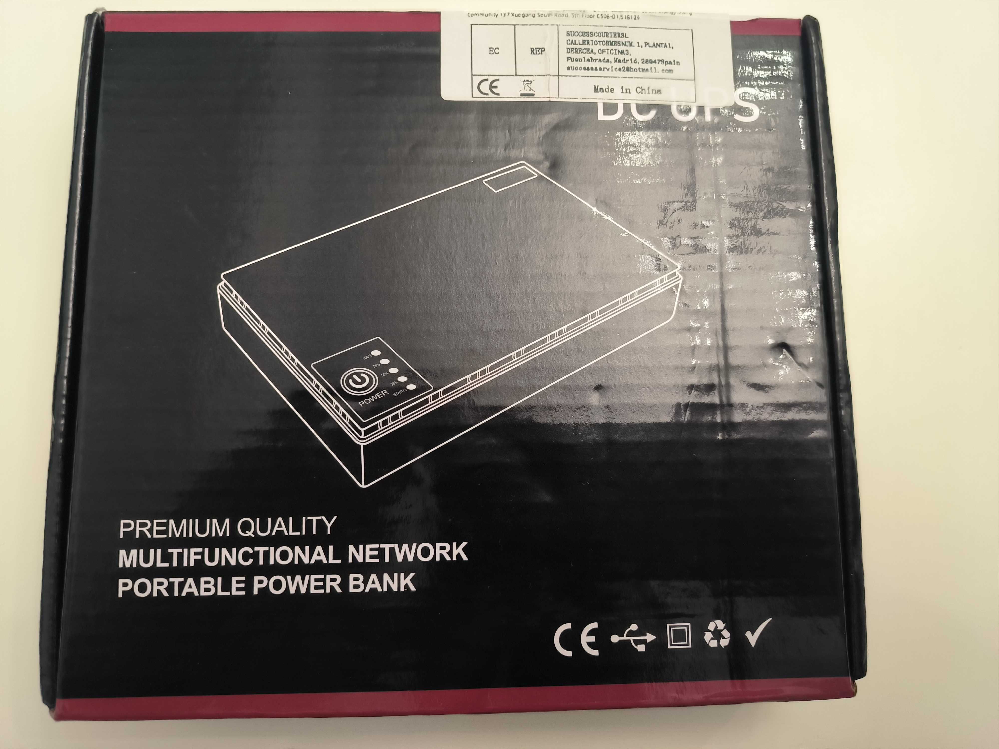 ДБЖ для роутера UPS DC1018P 10400 mAh (5V/9V/12V) 18W