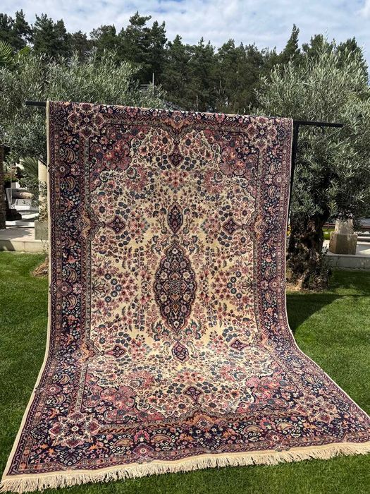 Idealny Dywan Perski R.Tkany Kaszmirowy Indo Keshan 330x200 gal.20 tyś