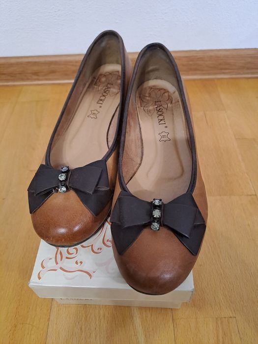 Baleriny, półbuty Lasocki 39 skóra