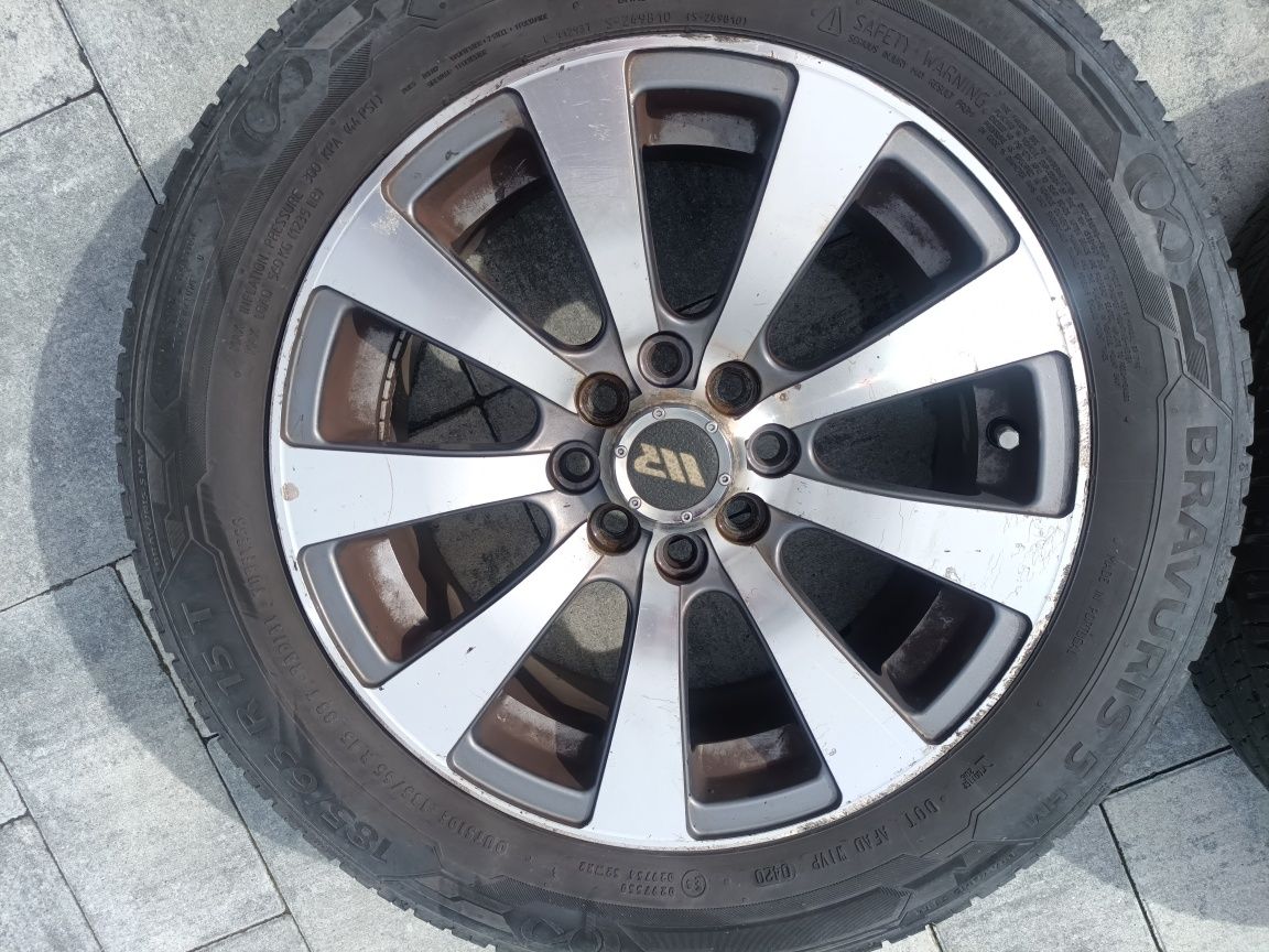 Alufelgi z oponami 4x100 i 4x108 185/64 R15