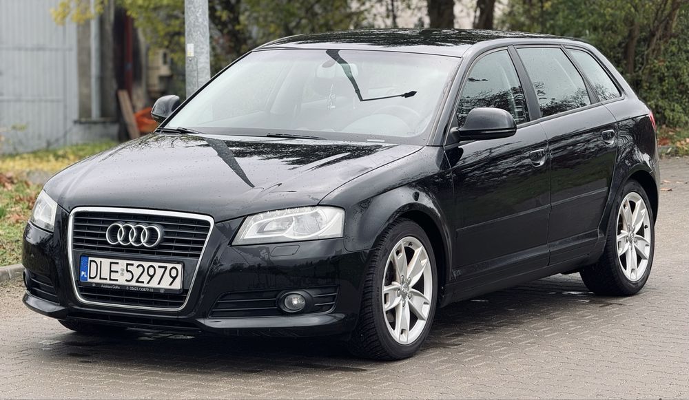 Audi A3 8P Sportback 1.8T 160KM polift, zadbana, niski przebieg