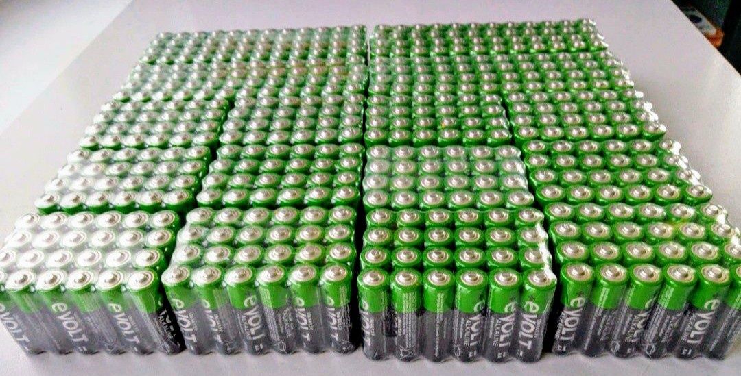 Baterie alkaliczne Evolt AAA (LR03) 480 szt. 10 opakowań