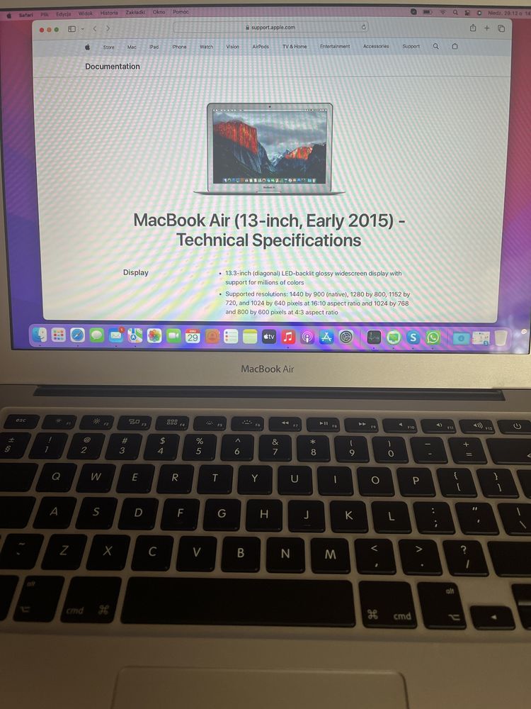 MacBook Air w świetnym stanie