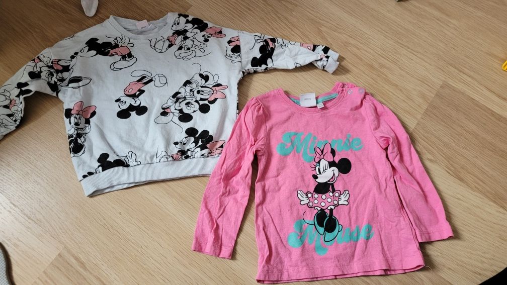 Koszulka i bluza Myszka Minnie Mickey 80