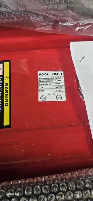 Генератор Royal Kraft 3,8 квт, 3фази, бензиновий