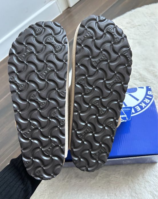 Birkenstock boston klapki chodaki skorzane zamszowe ze skory 38 24cm