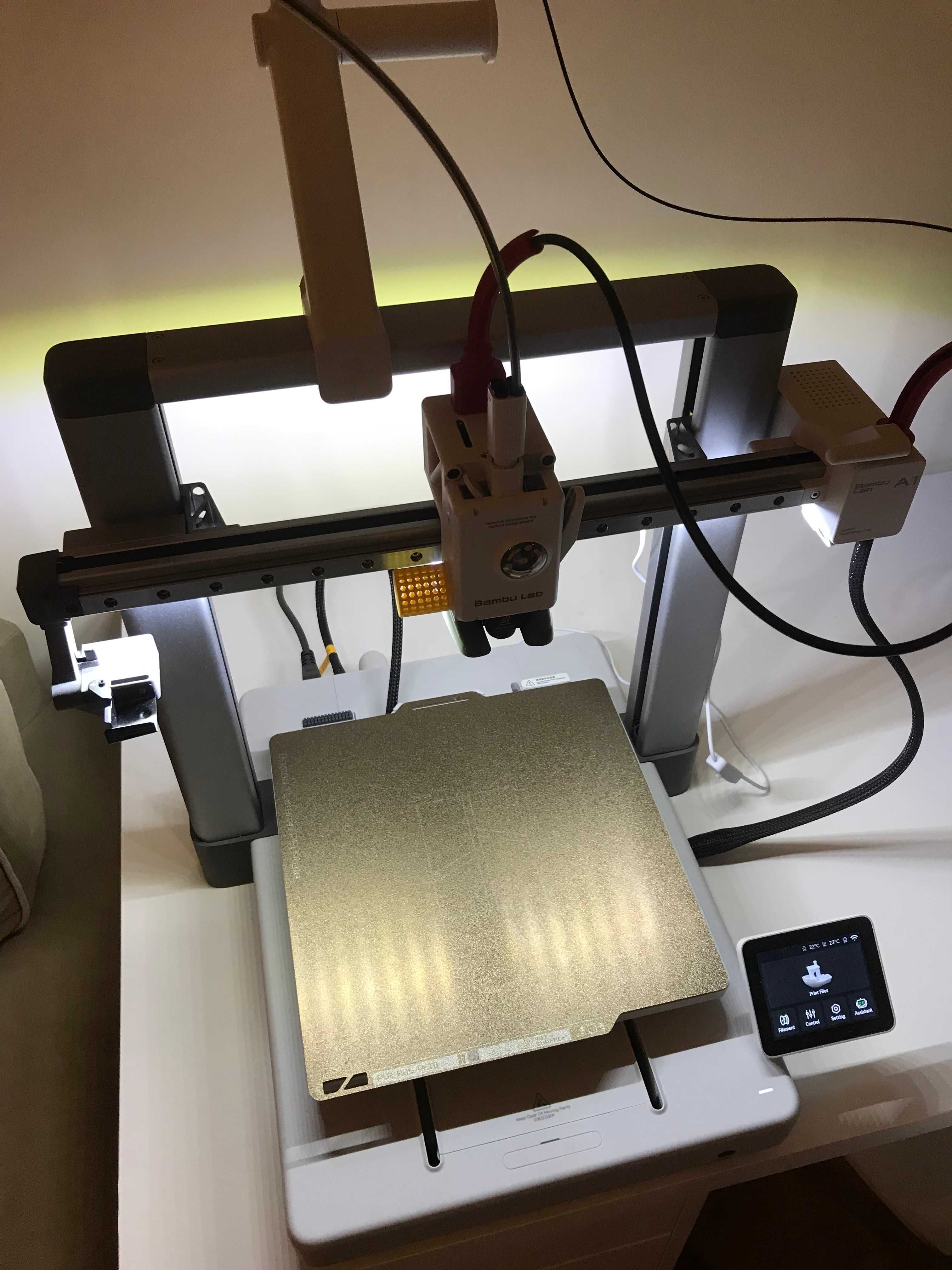 Luz LED impressora 3D bambu lab a1 novo