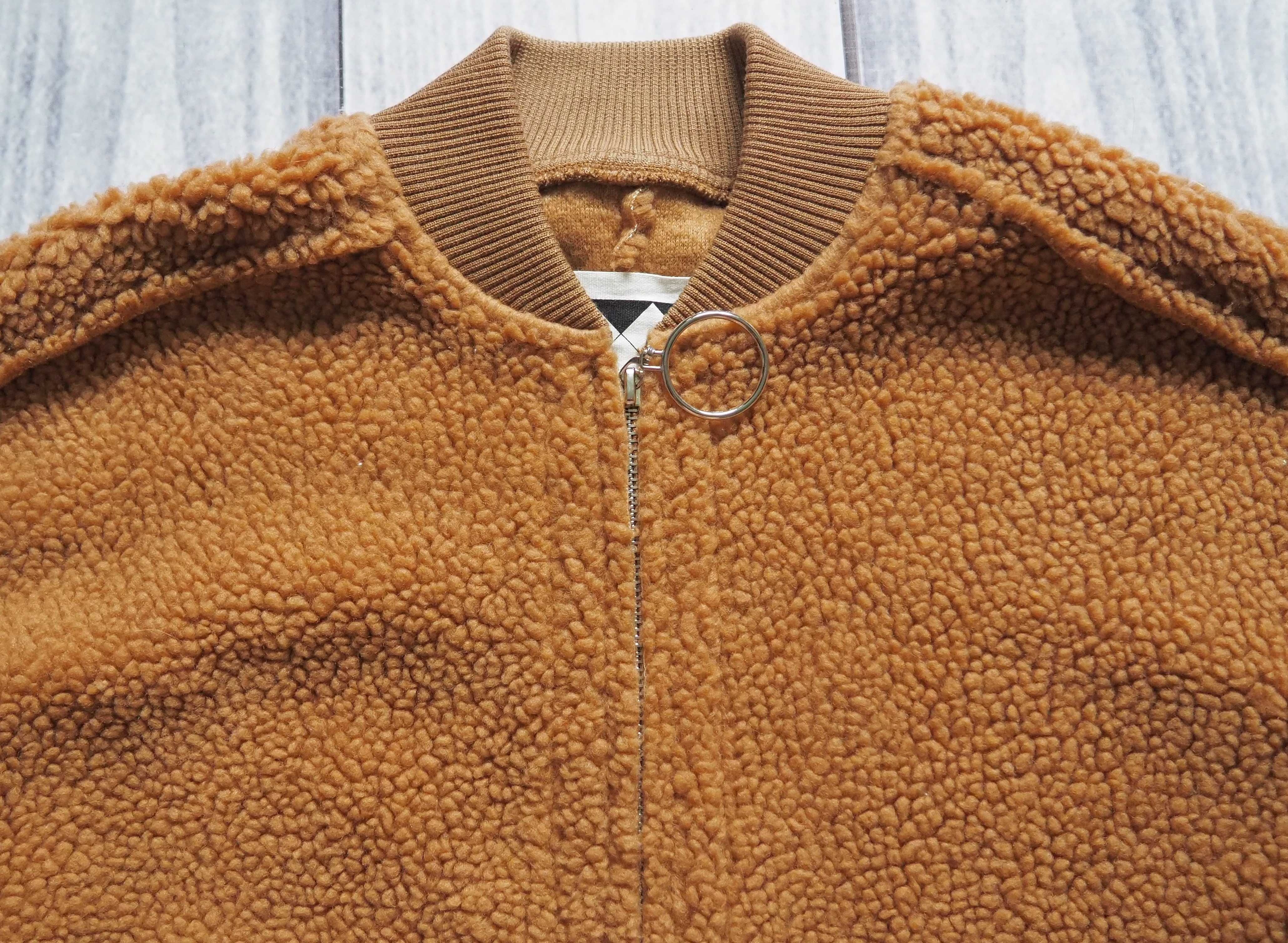 JunkYard_sherpa jacket_polarowa kurtka_bomberka_rozmiar XS/S