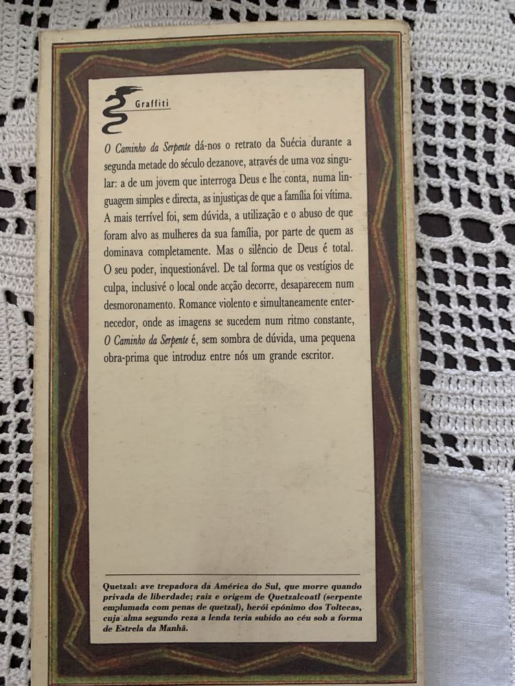 Livro O Caminho da Serpente