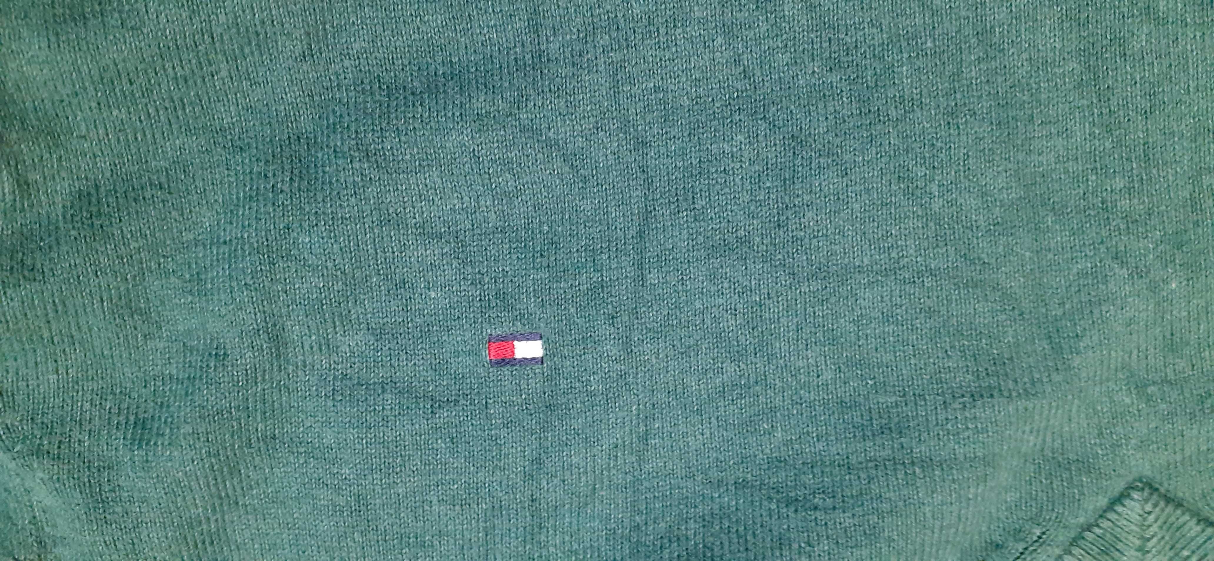 TOMMY HILFIGER XL sweter pima cotton casmere męski