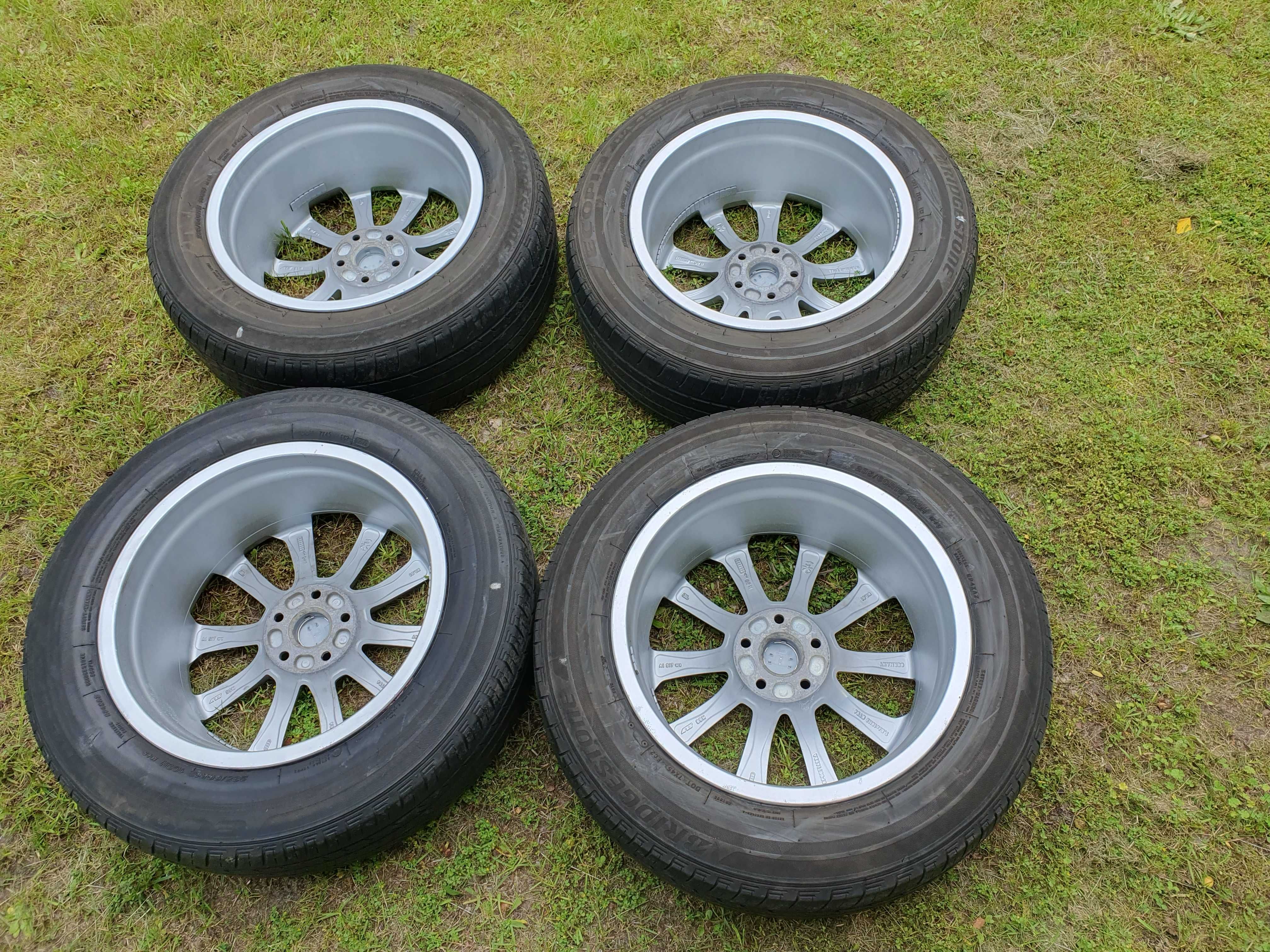 Koła 18" oryginalne Audi ET54 5x112 + Bridgestone 235/60r18 0522
