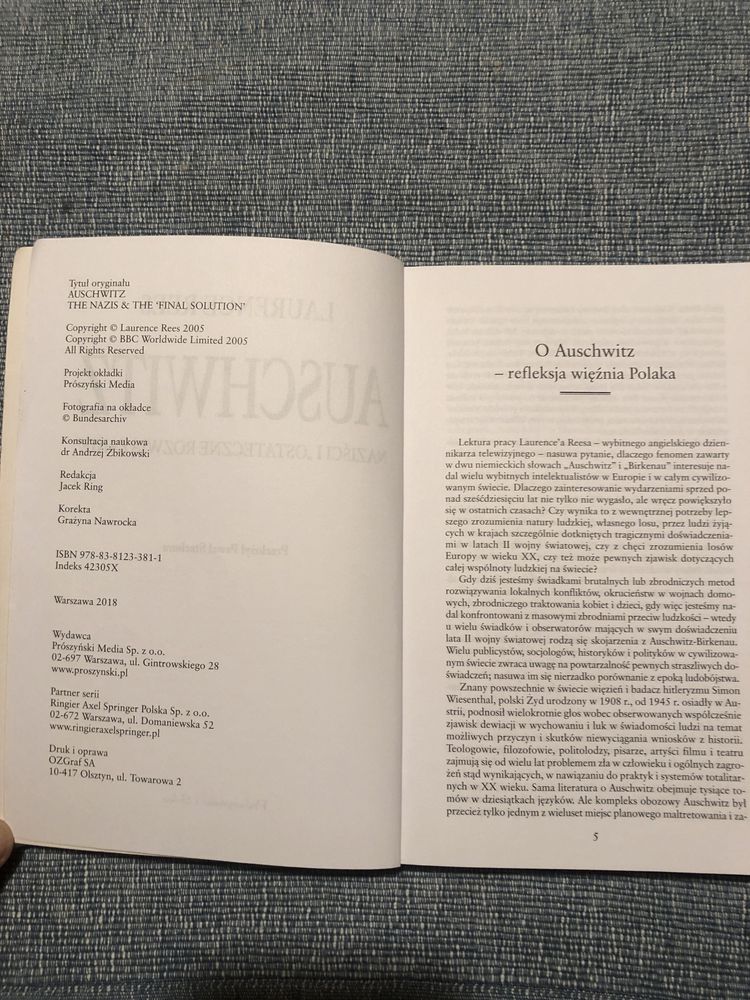 Auschwitz. Naziści i Ostateczne rozwiązanie. Laurence Rees