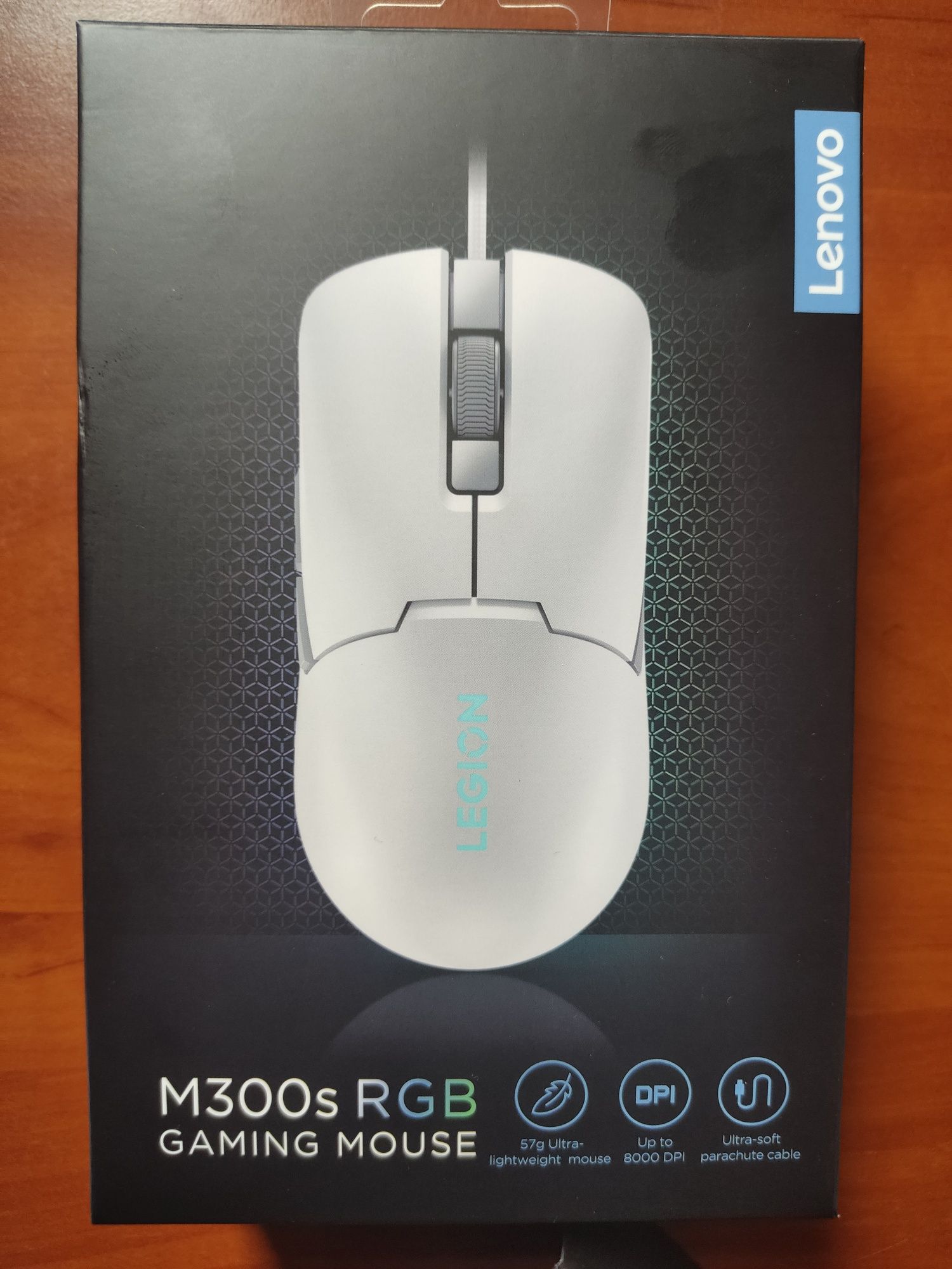В идеале Игрова мишка Lenovo Legion m300s White