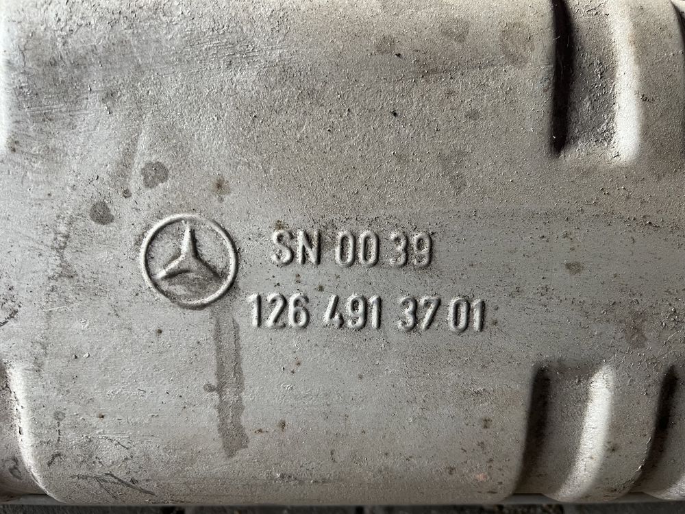 Oryginalny tłumik końcowy Mercedes 126 SEC SE SEL