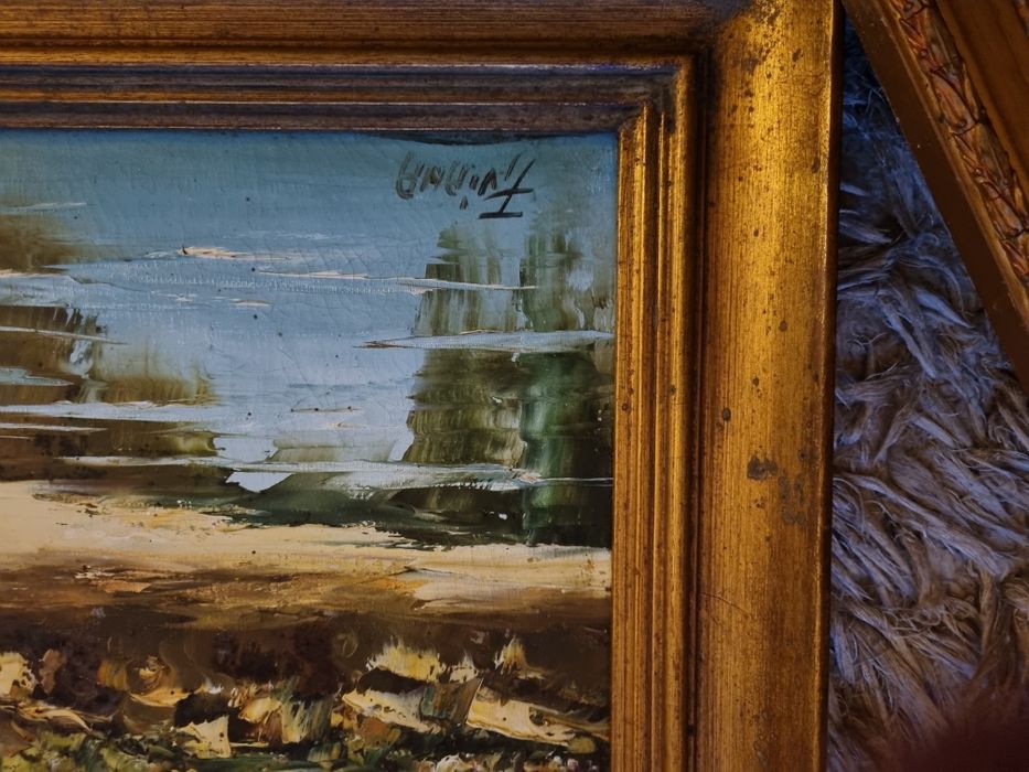 Pintura a óleo 80x60 F Viana