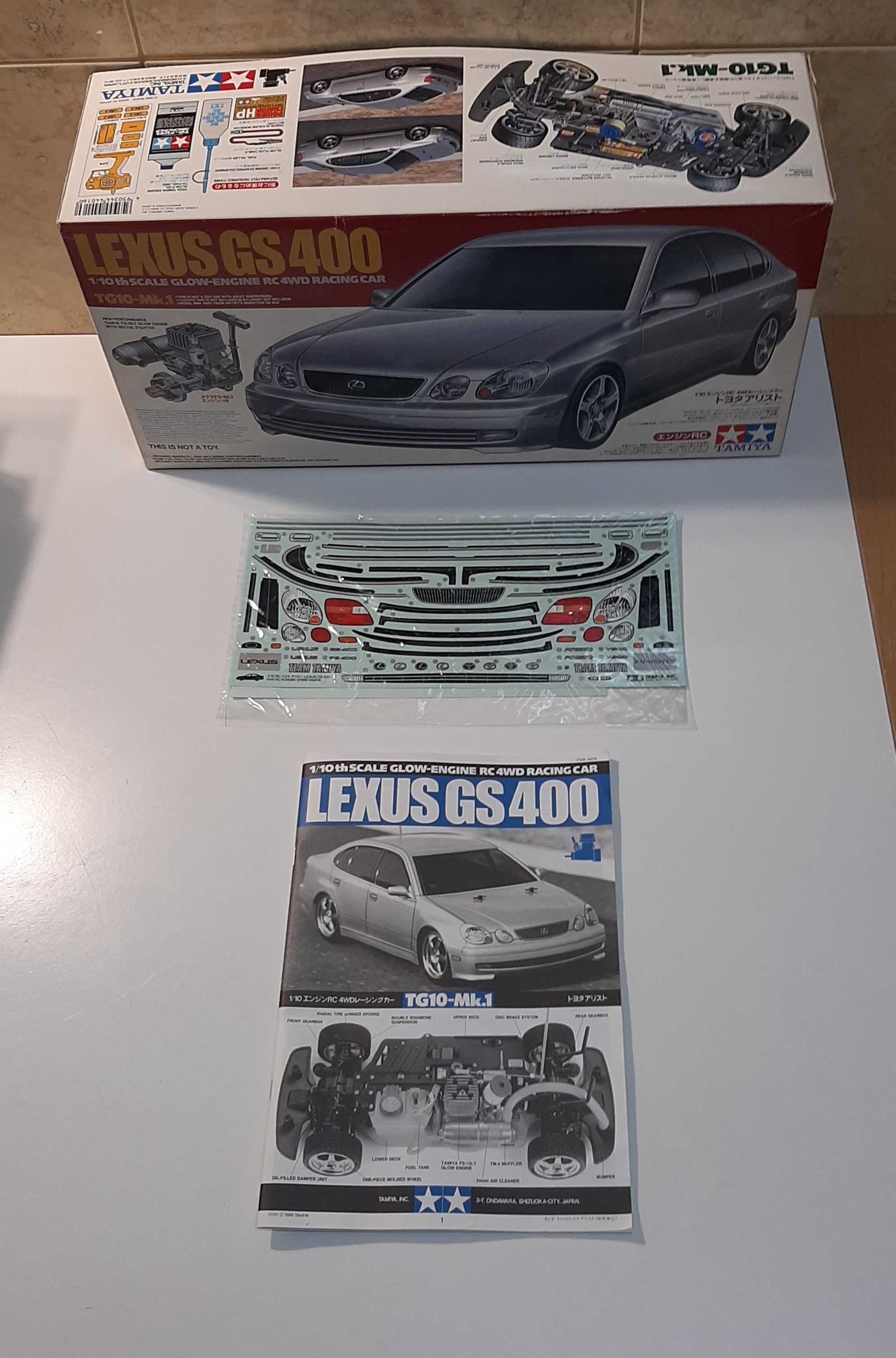 Vendo Tamiya RC 1/10 Lexus GS 400 / 4WD Glow Engine